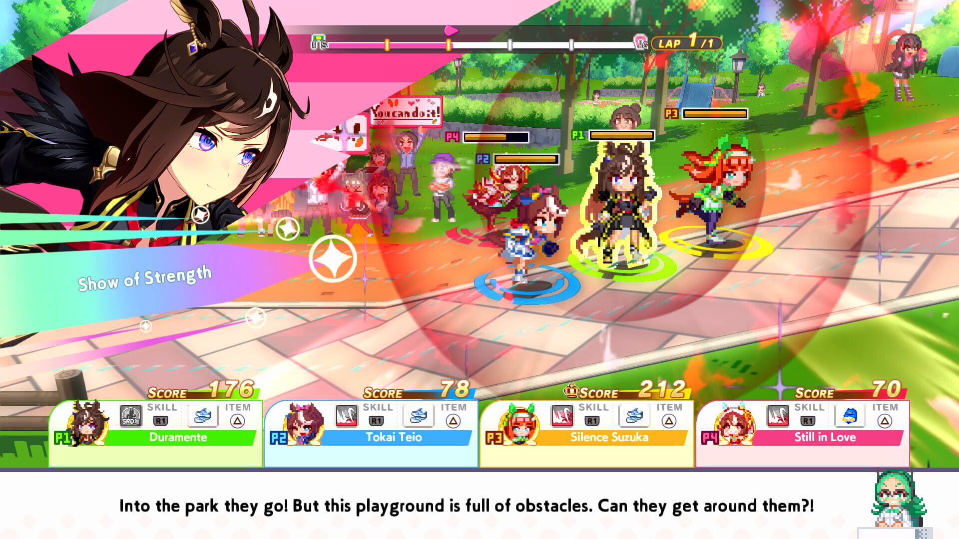 Screenshot for Umamusume: Pretty Derby - Party Dash: DLC Vol. 1 - Team Iris