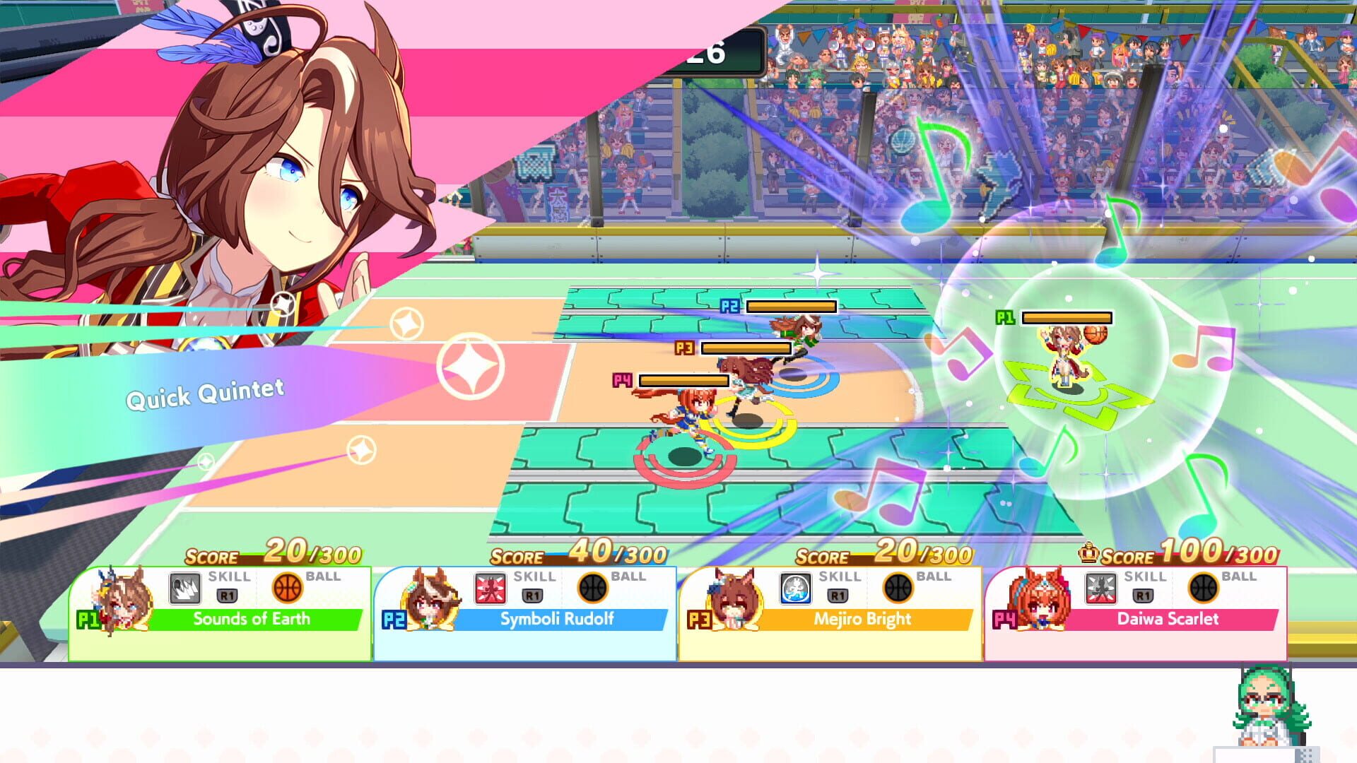 Screenshot for Umamusume: Pretty Derby - Party Dash: DLC Vol. 1 - Team Iris