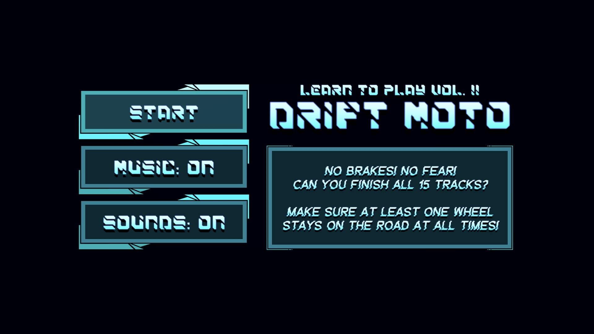 Screenshot for Learn to Play vol. 11: Drift Moto