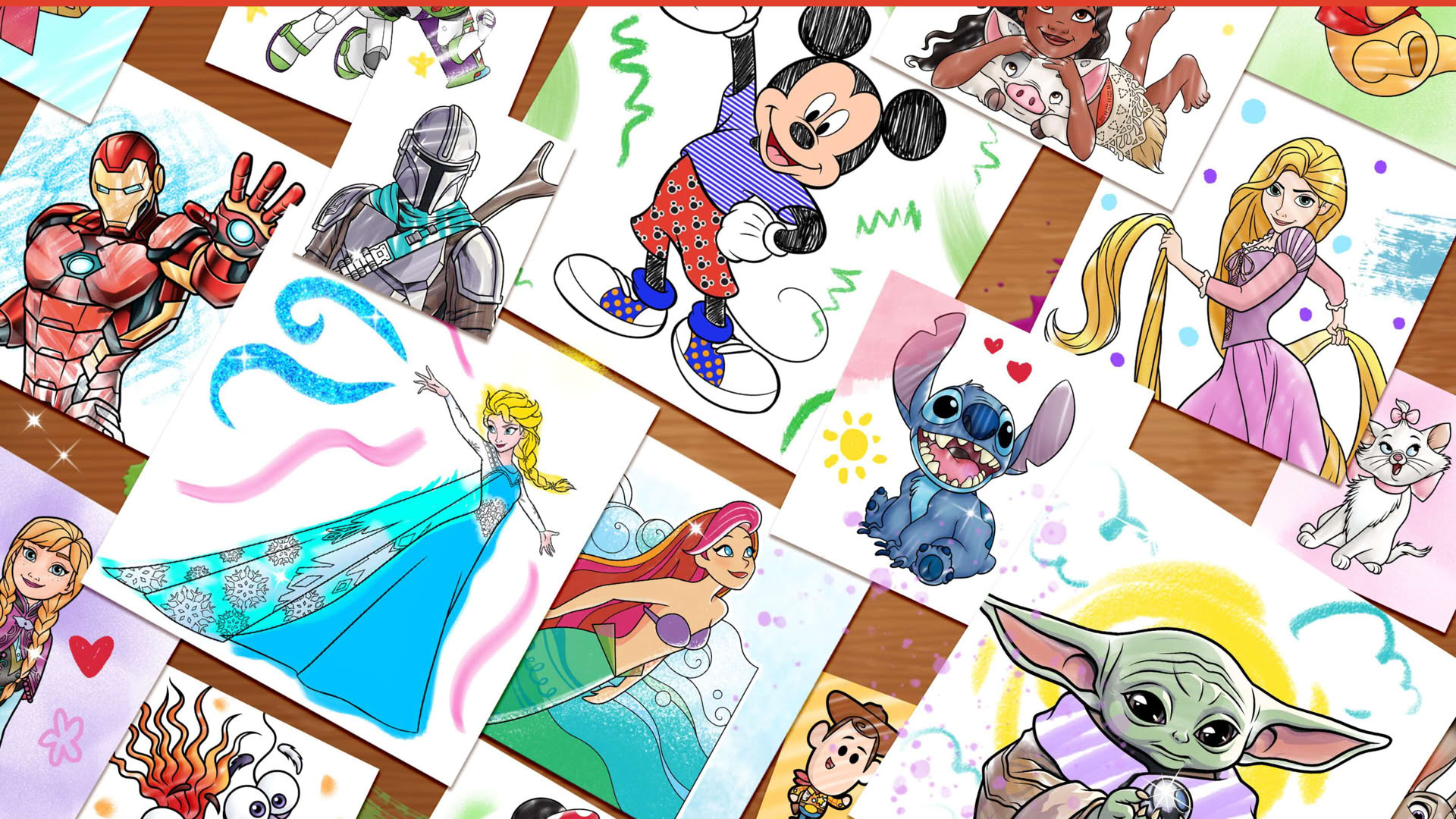 Screenshot for Disney Coloring World