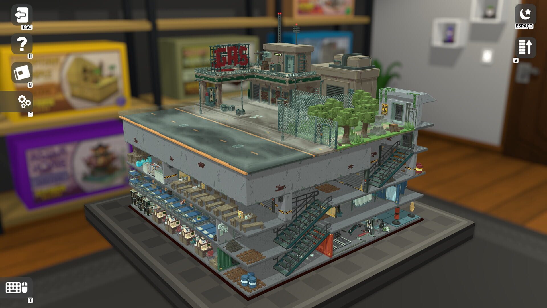 Screenshot for Diorama Builder: Secret Bunker