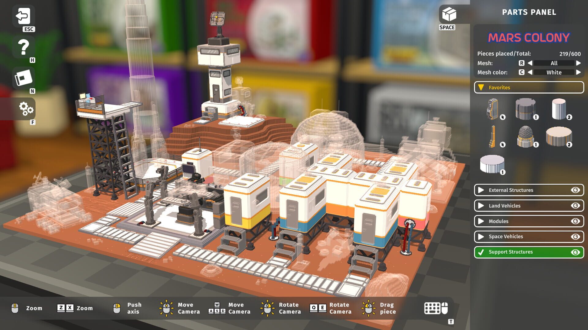 Screenshot for Diorama Builder: Mars Colony
