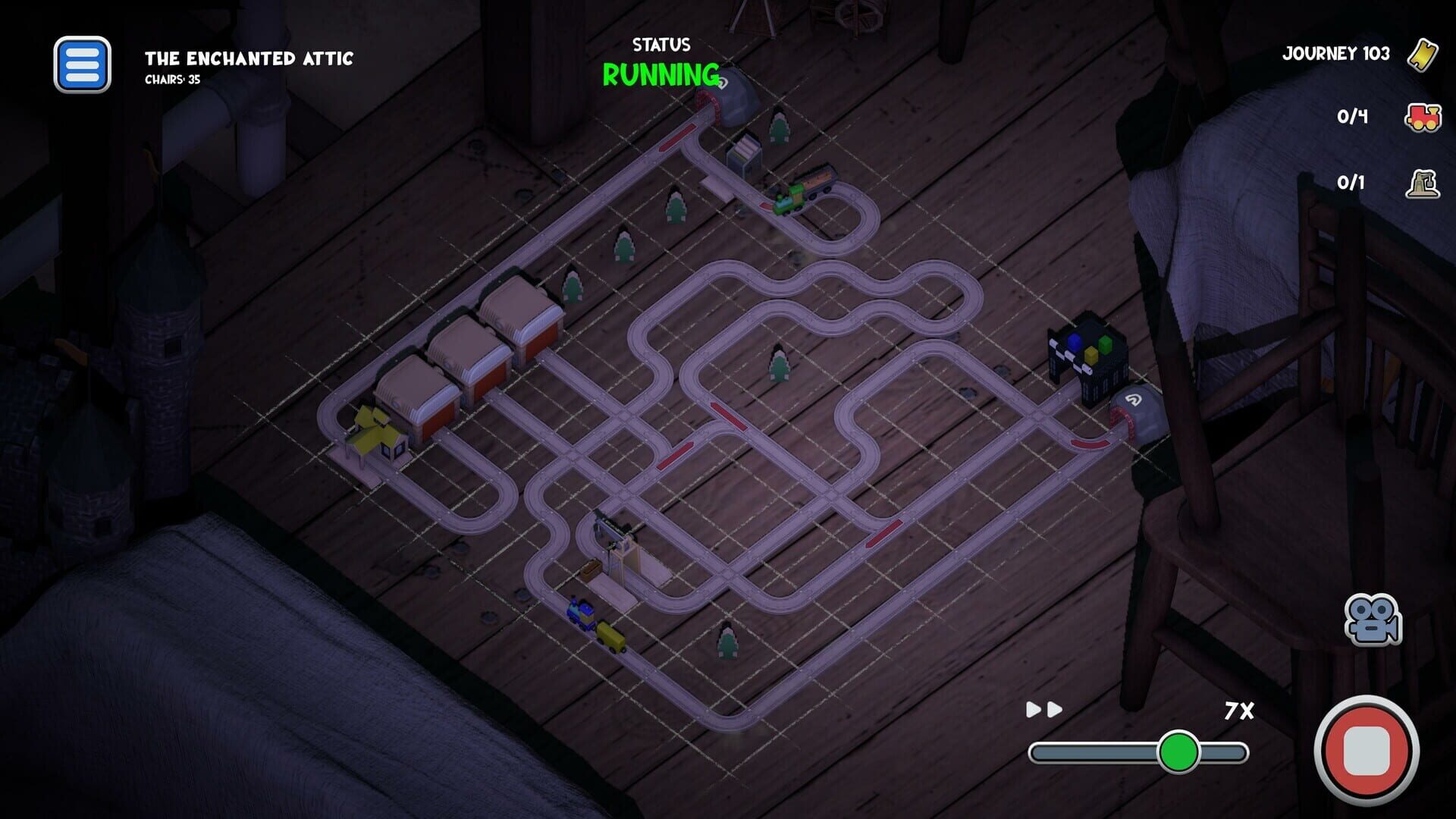 Screenshot for Teeny Tiny Trains: The Enchanted Attic