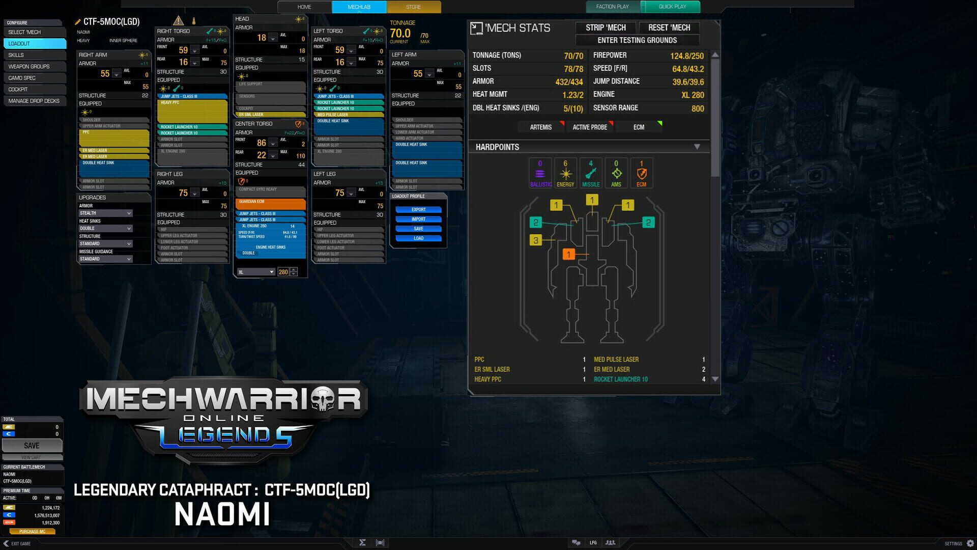 Screenshot for MechWarrior Online: Naomi Legendary Mech Pack