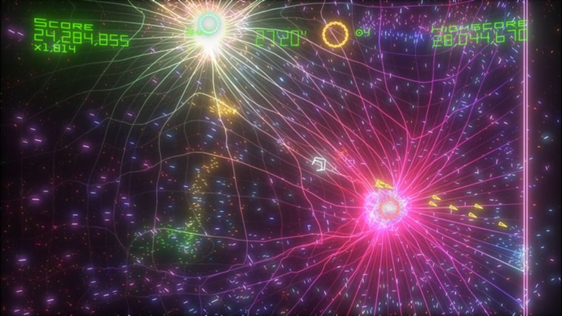 Screenshot for Geometry Wars: Retro Evolved 2