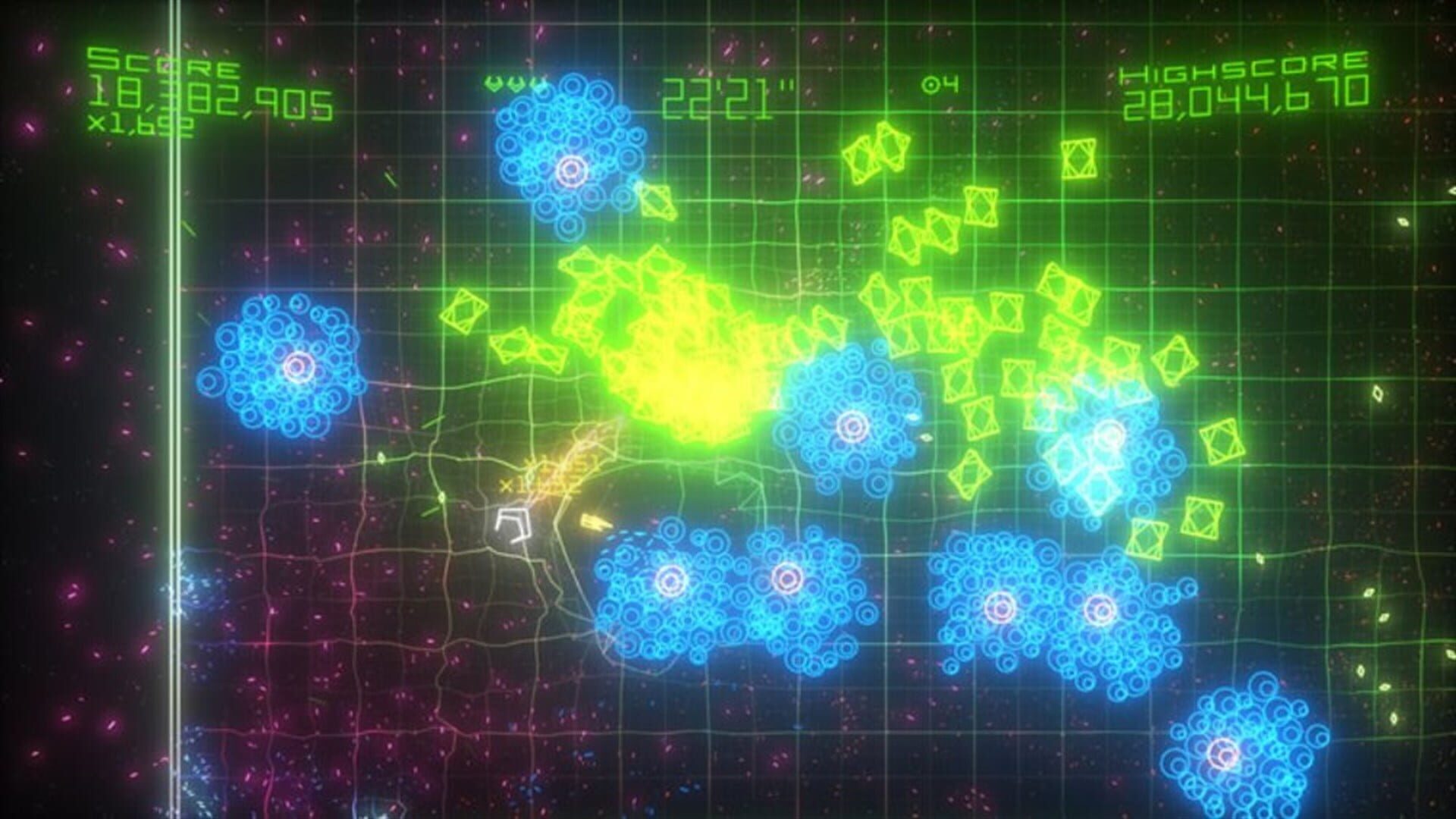 Screenshot for Geometry Wars: Retro Evolved 2