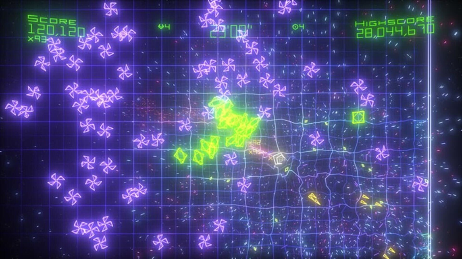 Screenshot for Geometry Wars: Retro Evolved 2