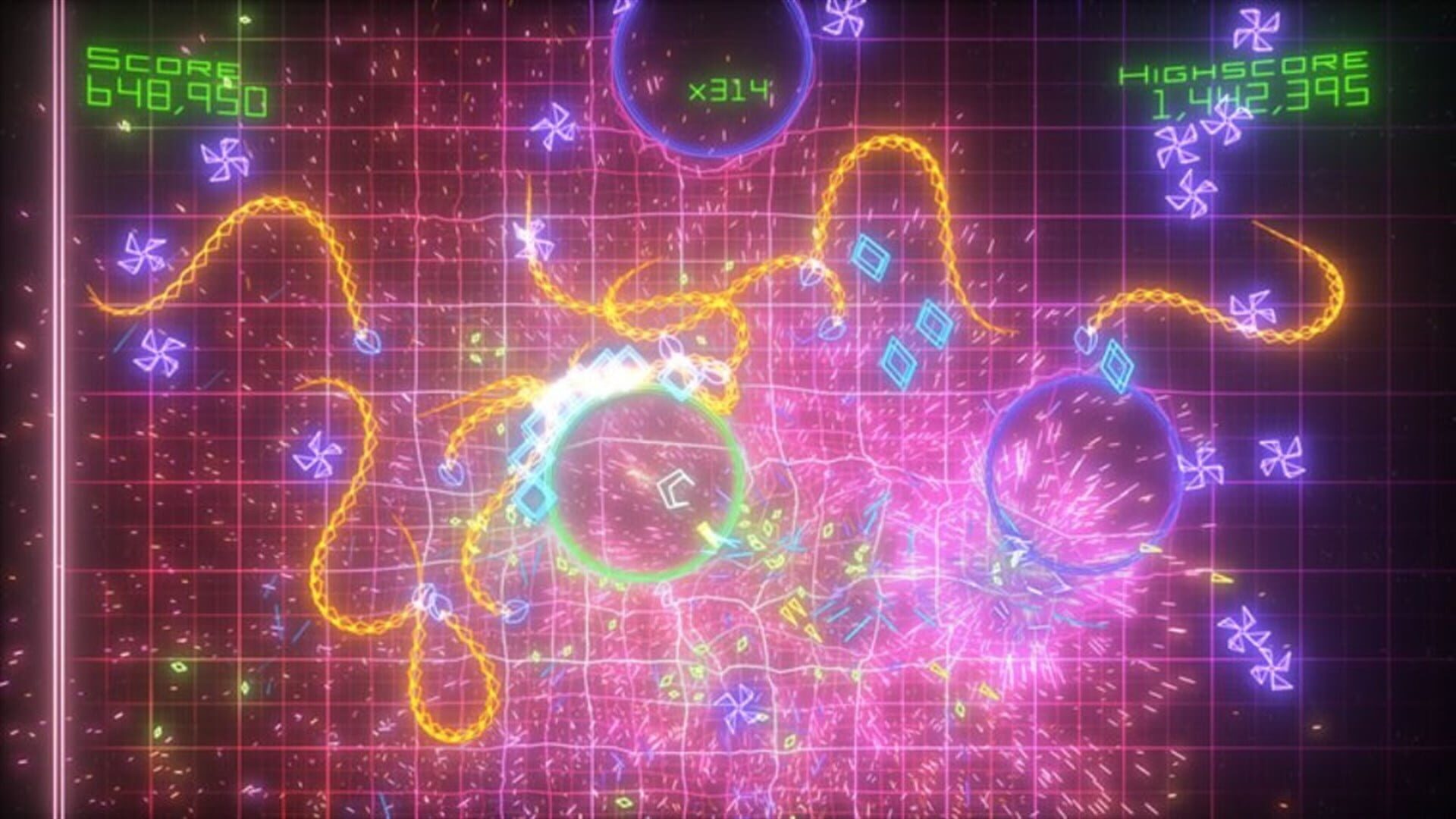 Screenshot for Geometry Wars: Retro Evolved 2