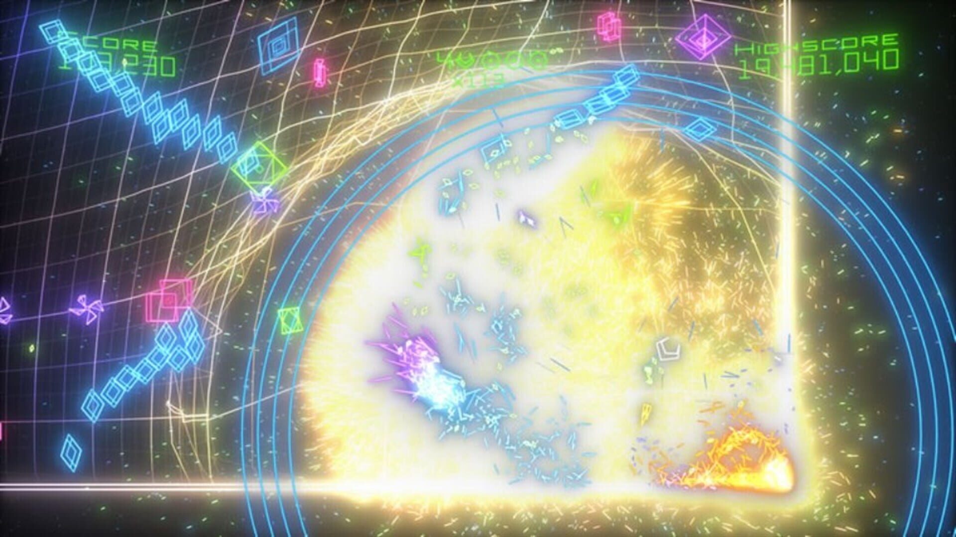 Screenshot for Geometry Wars: Retro Evolved 2