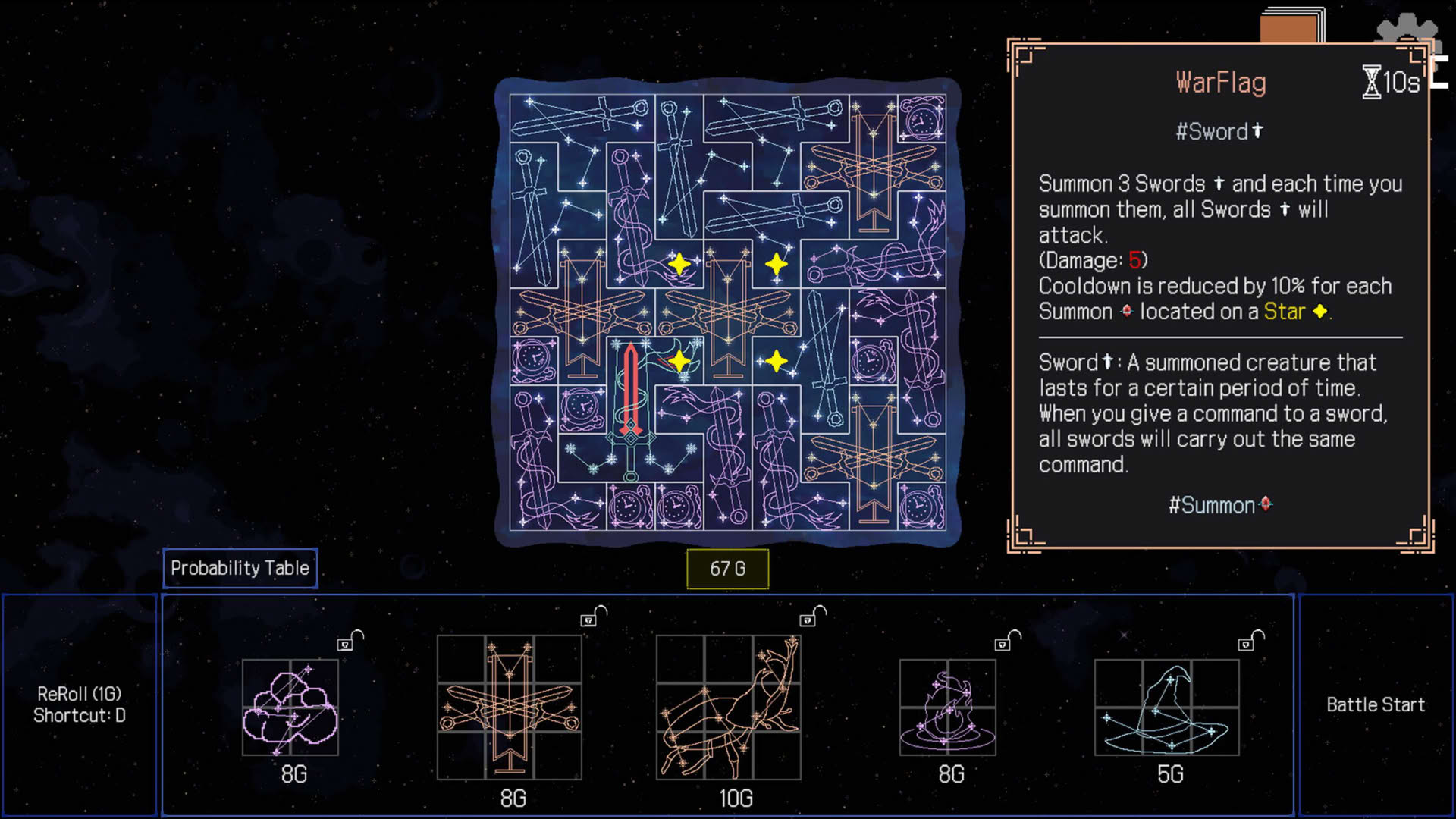 Screenshot for Stellar Witch