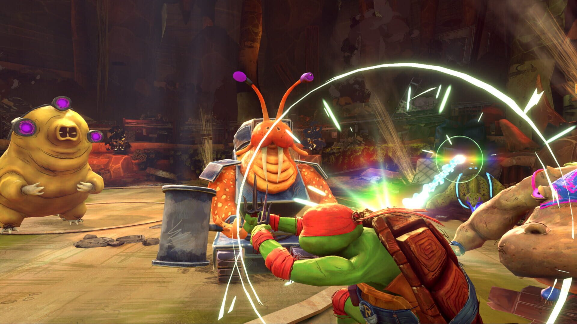 Screenshot for Teenage Mutant Ninja Turtles: Mutants Unleashed - Fresh Meat Mission Pack
