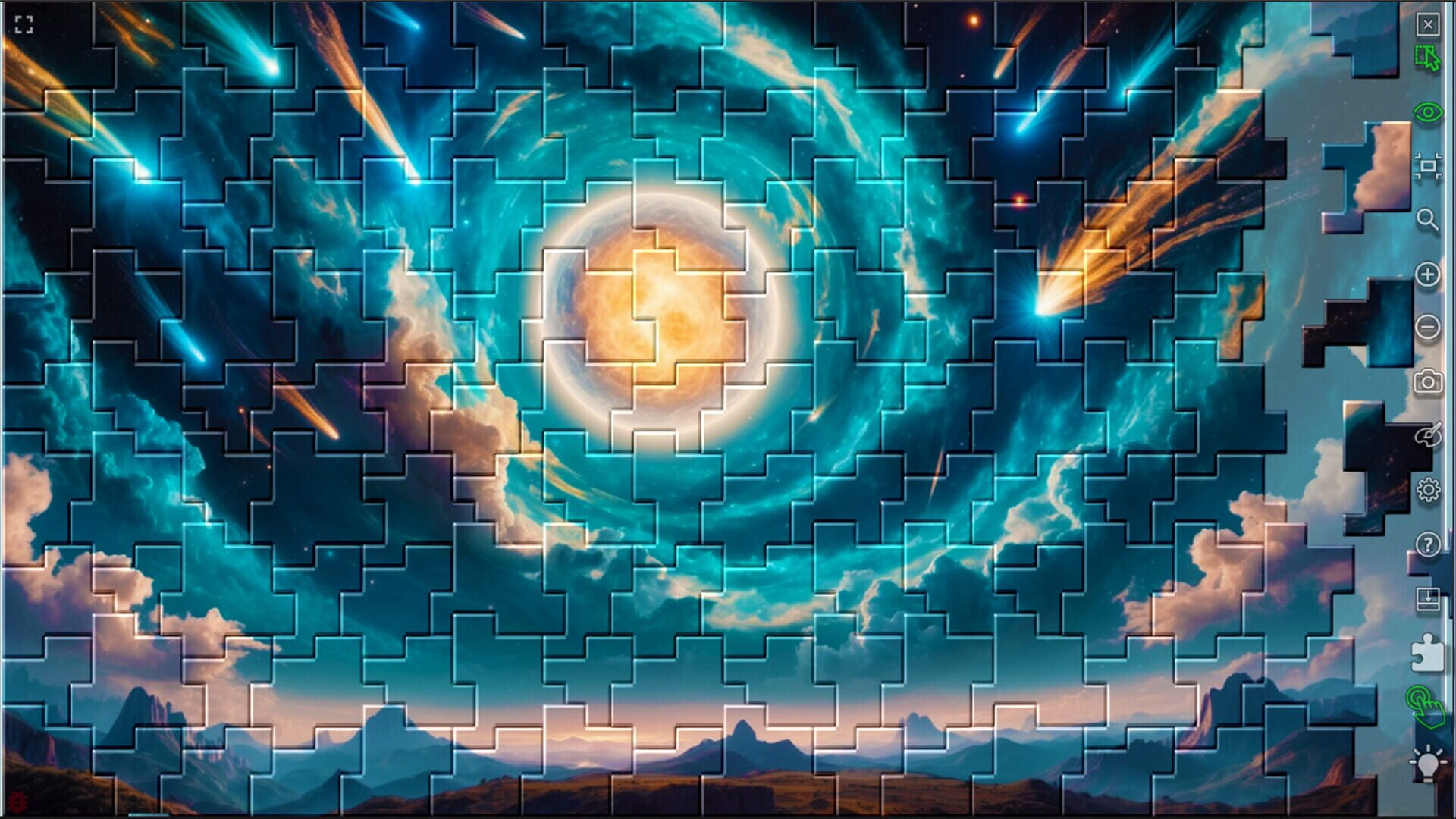 Screenshot for Master of Pieces Jigsaw Puzzle: Fantastic Landscape