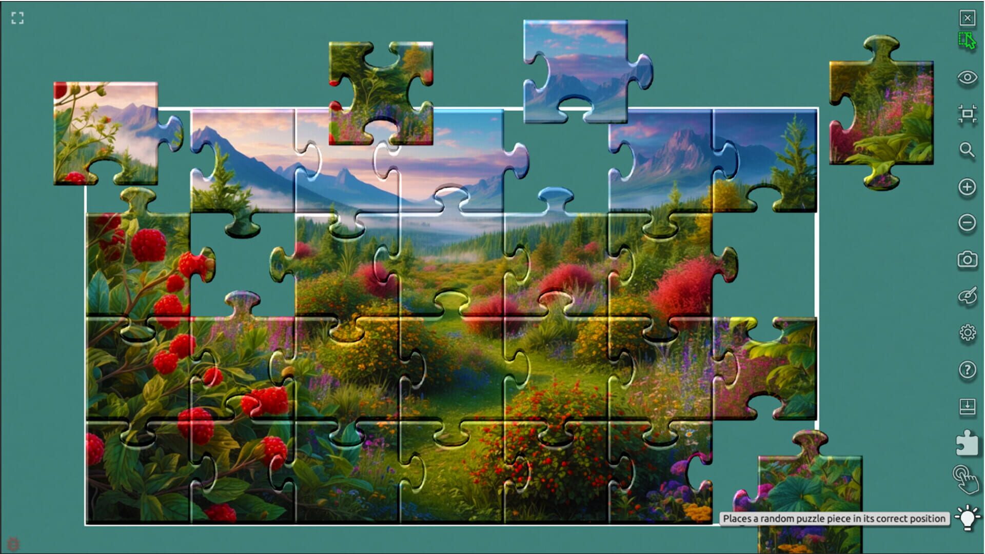Screenshot for Master of Pieces Jigsaw Puzzle: Fantastic Landscape