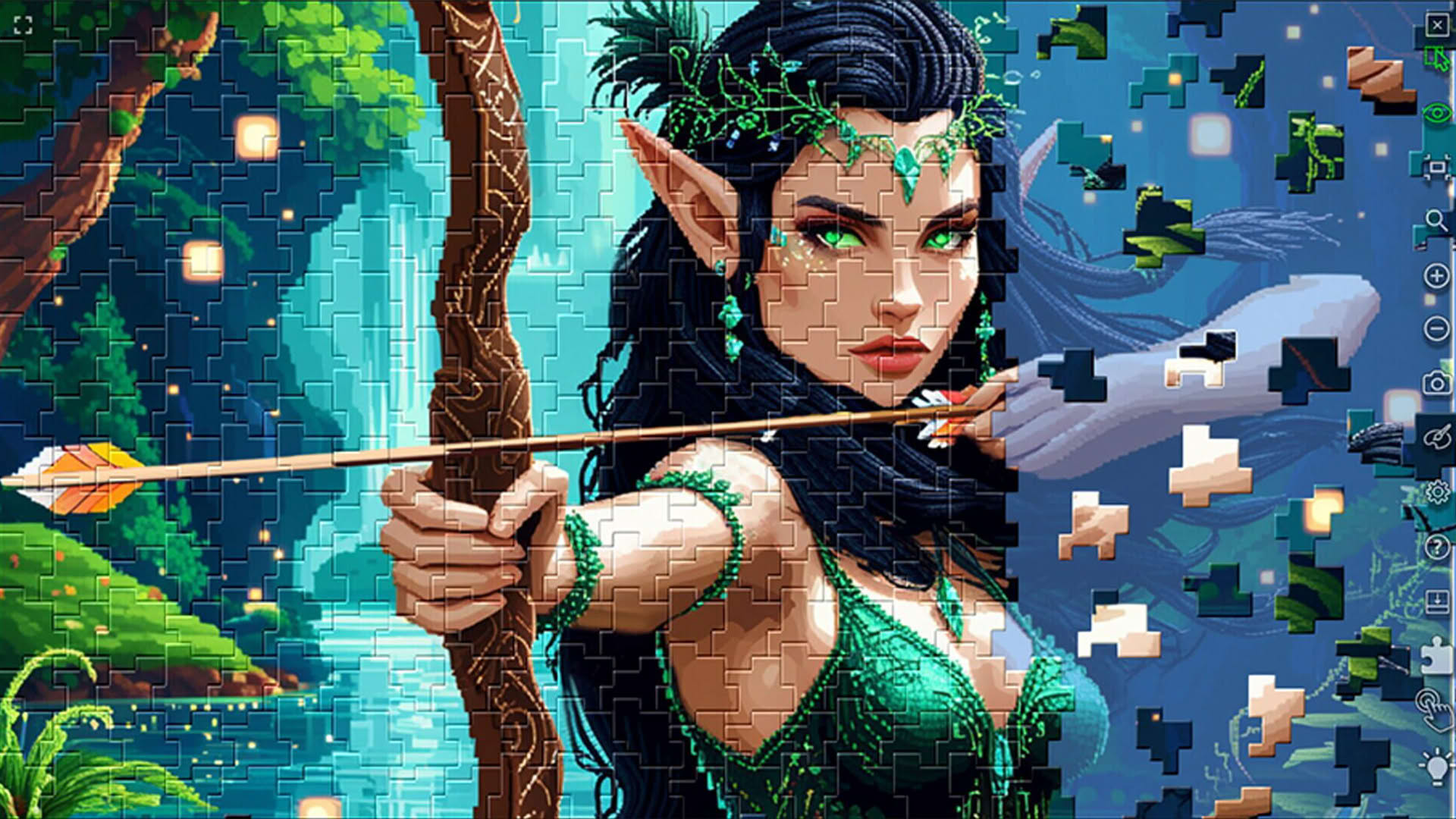 Screenshot for Master of Pieces Jigsaw Puzzle: Pixel Dreams