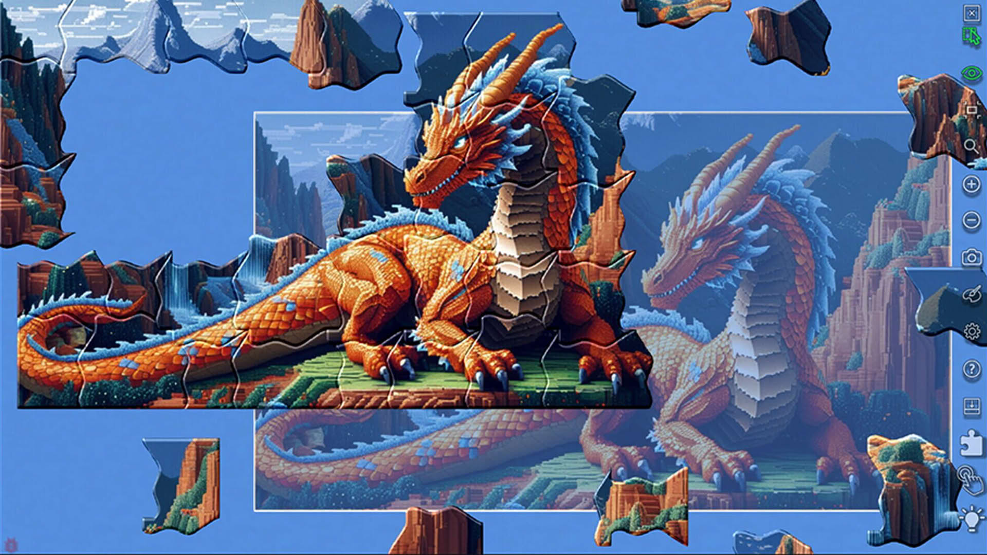 Screenshot for Master of Pieces Jigsaw Puzzle: Pixel Dreams