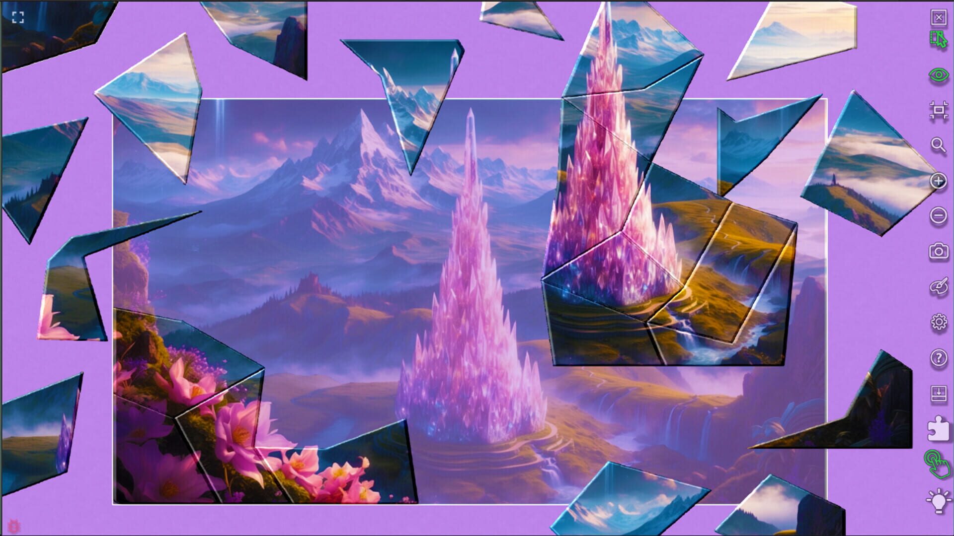Screenshot for Master of Pieces Jigsaw Puzzle: Fantastic Landscape
