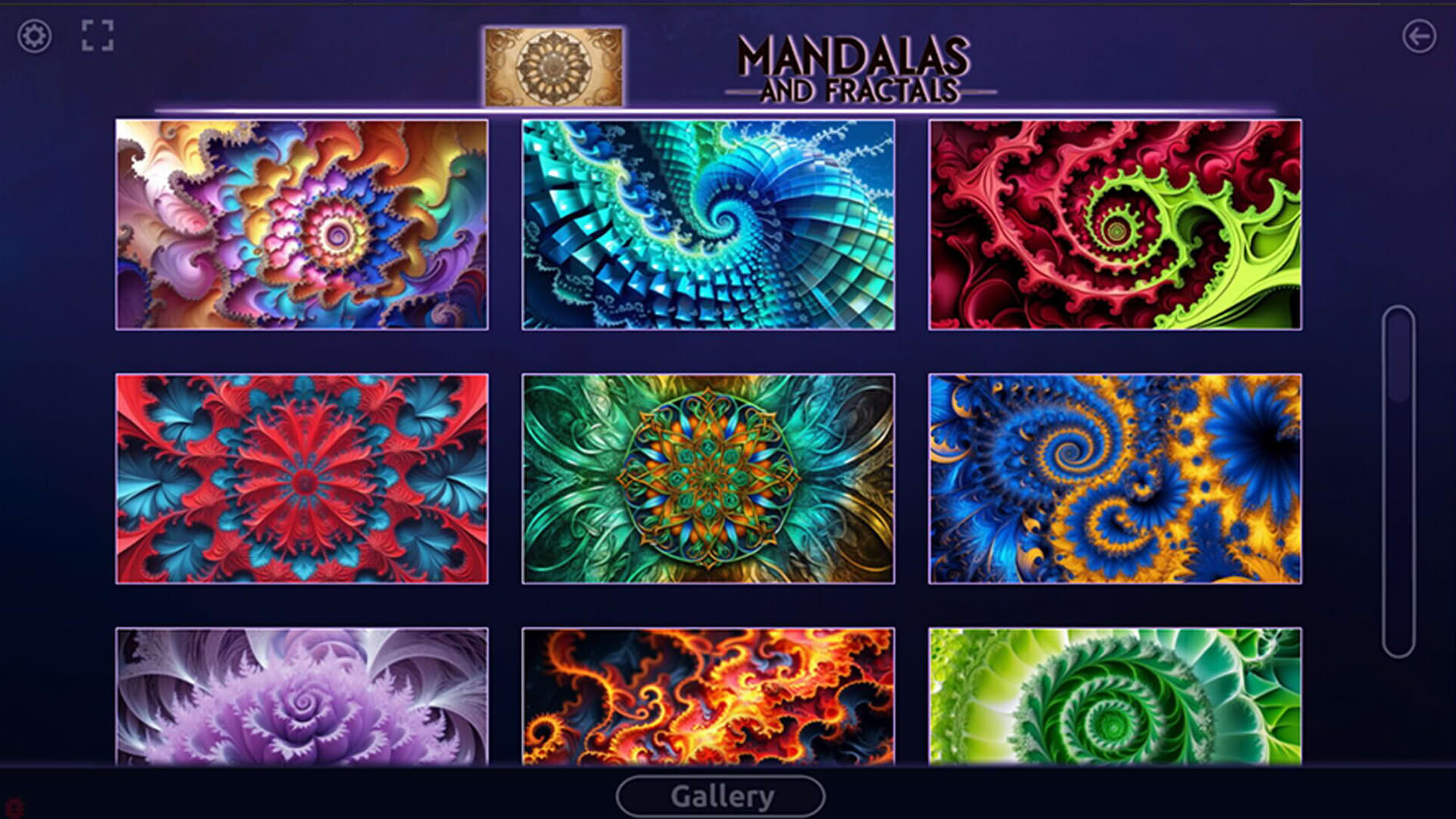 Screenshot for Master of Pieces Jigsaw Puzzle: Mandalas and Fractals