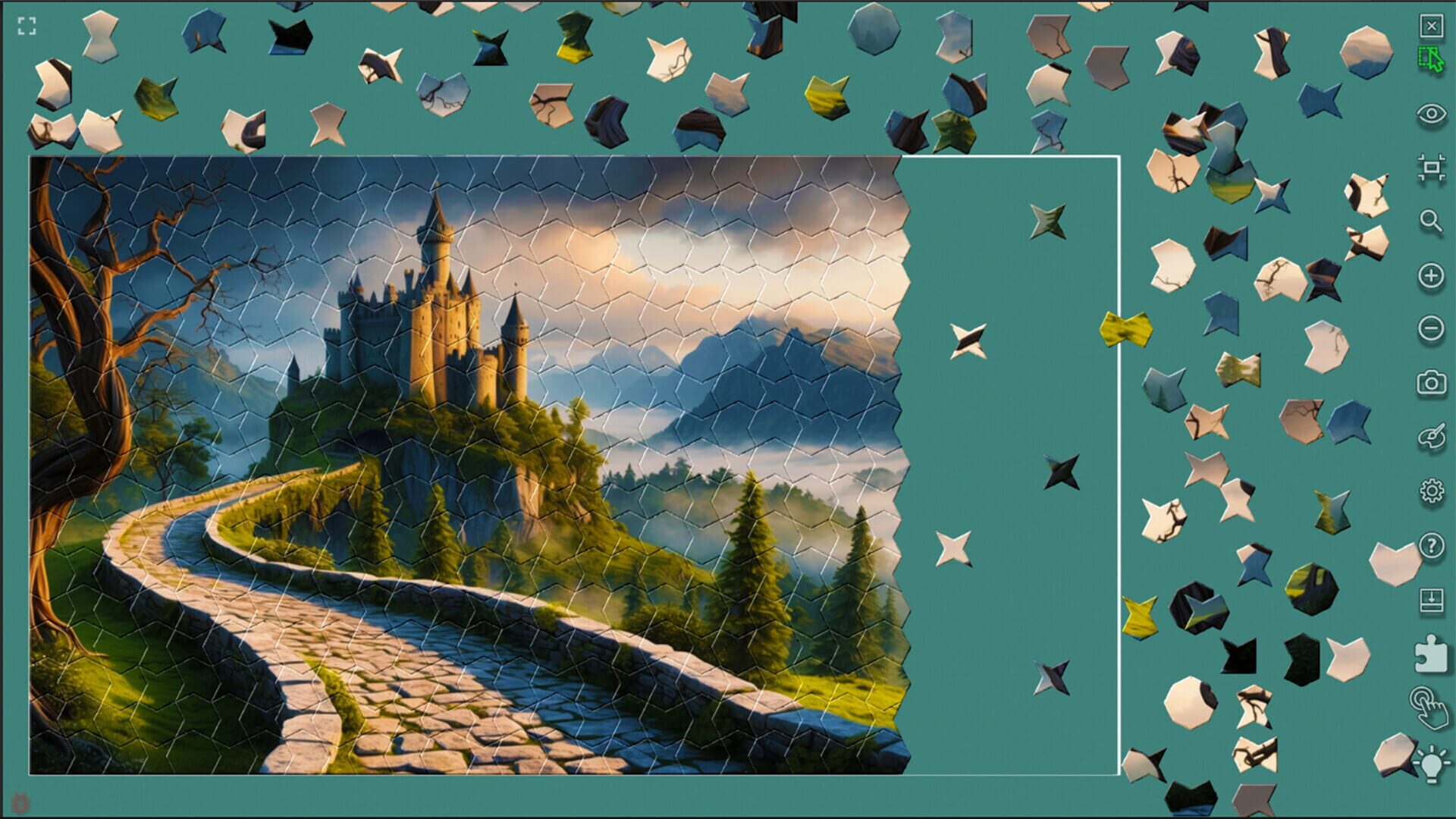 Screenshot for Master of Pieces Jigsaw Puzzle: Fantastic Landscape