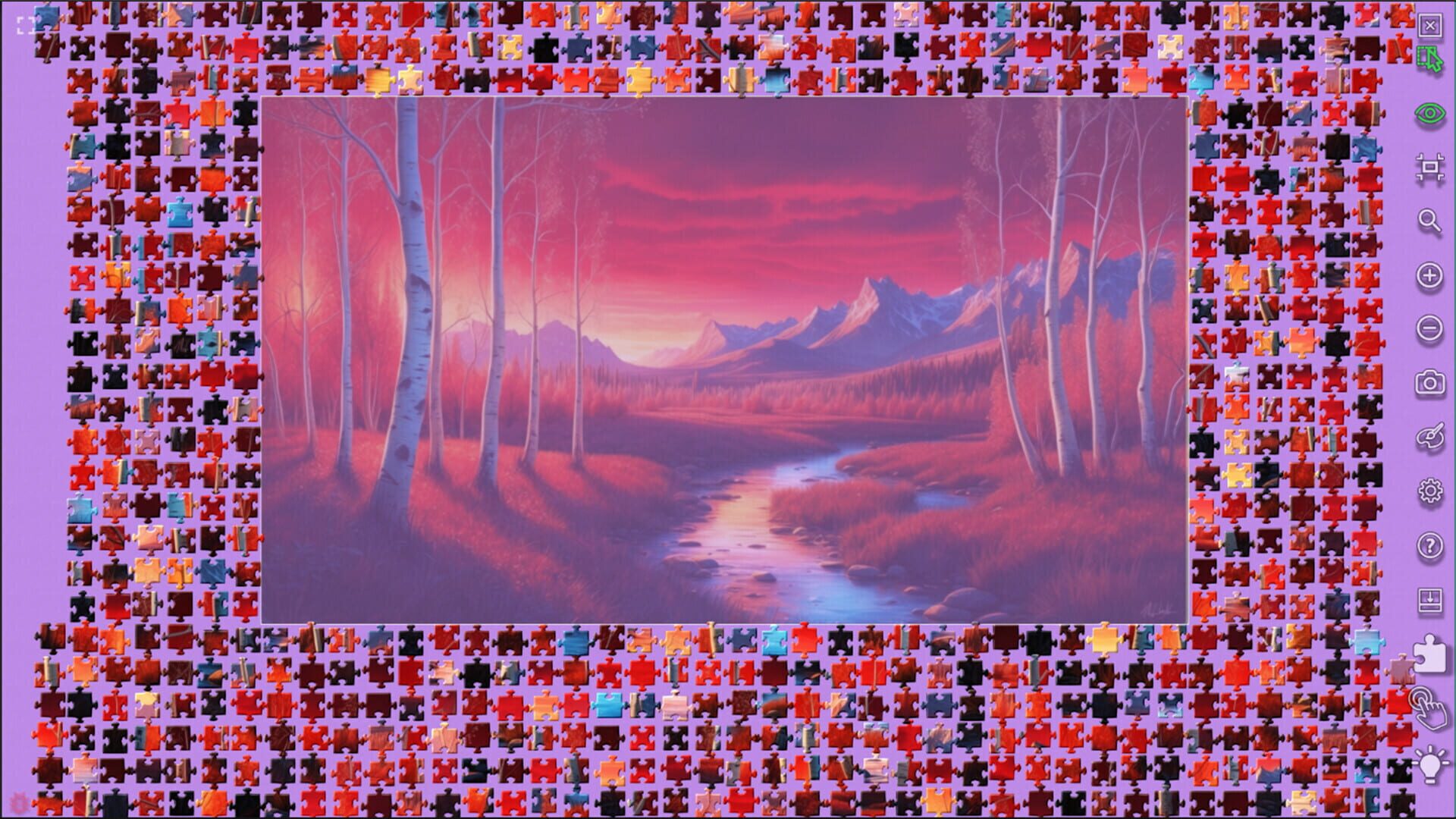 Screenshot for Master of Pieces Jigsaw Puzzle: Fantastic Landscape