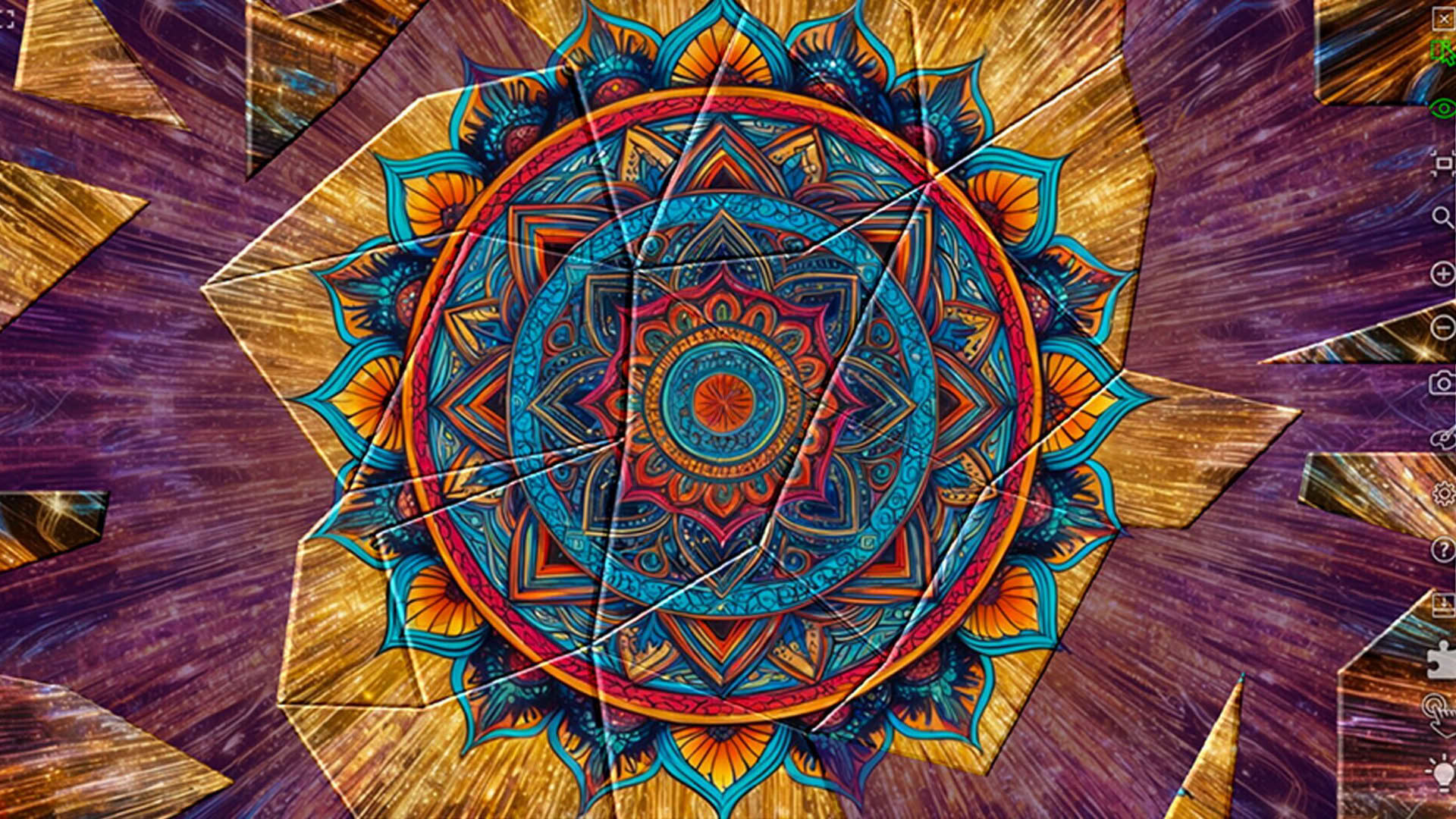 Screenshot for Master of Pieces Jigsaw Puzzle: Mandalas and Fractals