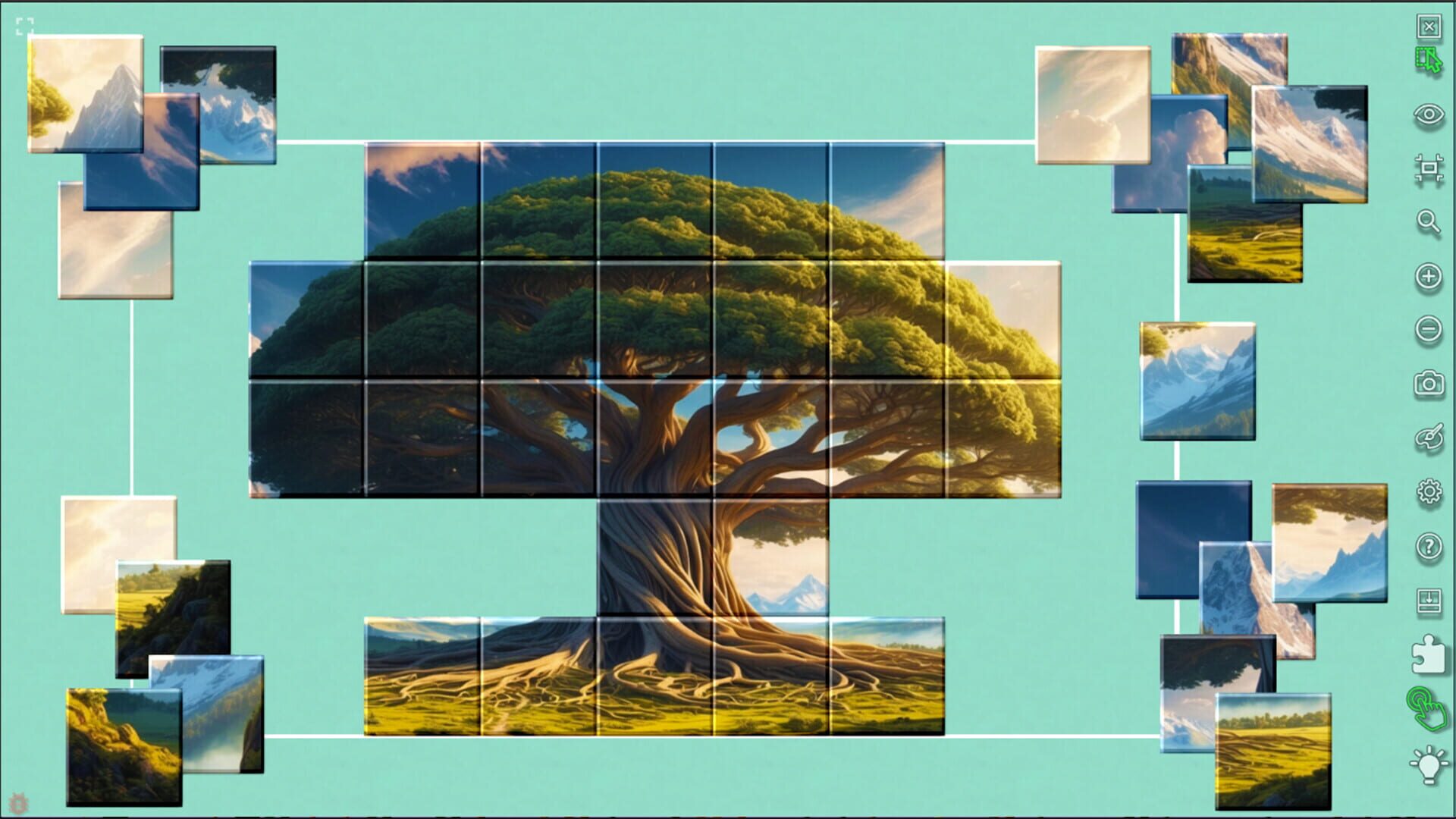 Screenshot for Master of Pieces Jigsaw Puzzle: Fantastic Landscape