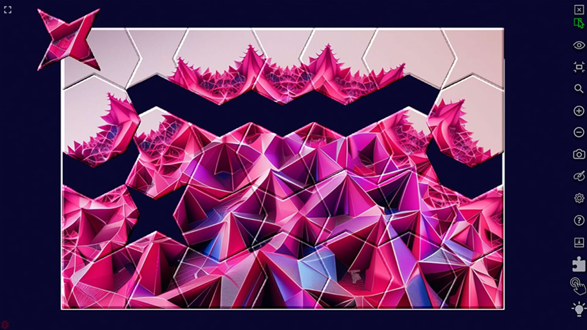 Screenshot for Master of Pieces Jigsaw Puzzle: Mandalas and Fractals