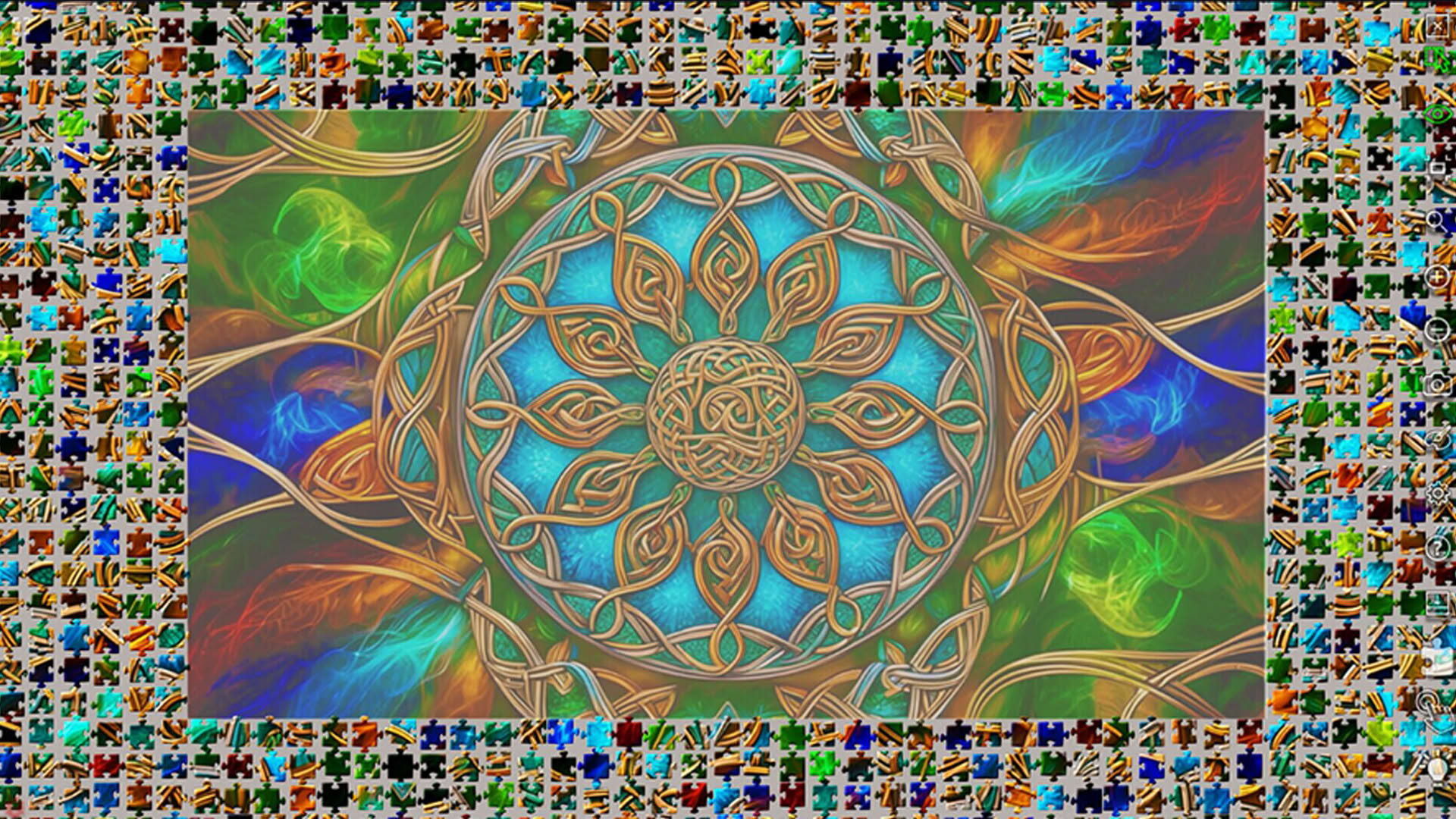Screenshot for Master of Pieces Jigsaw Puzzle: Mandalas and Fractals
