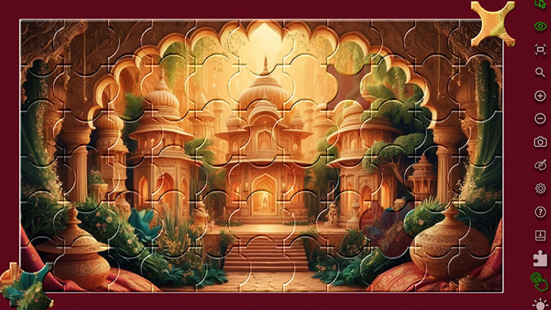Screenshot for Master of Pieces Jigsaw Puzzle: Dreams of India