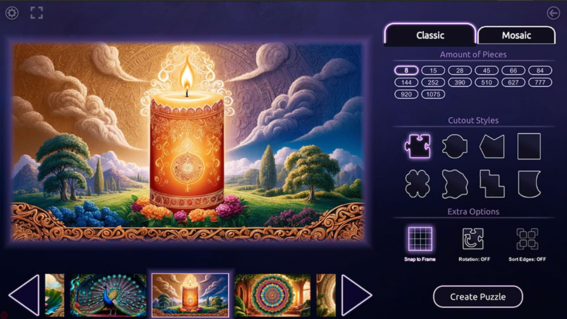 Screenshot for Master of Pieces Jigsaw Puzzle: Dreams of India