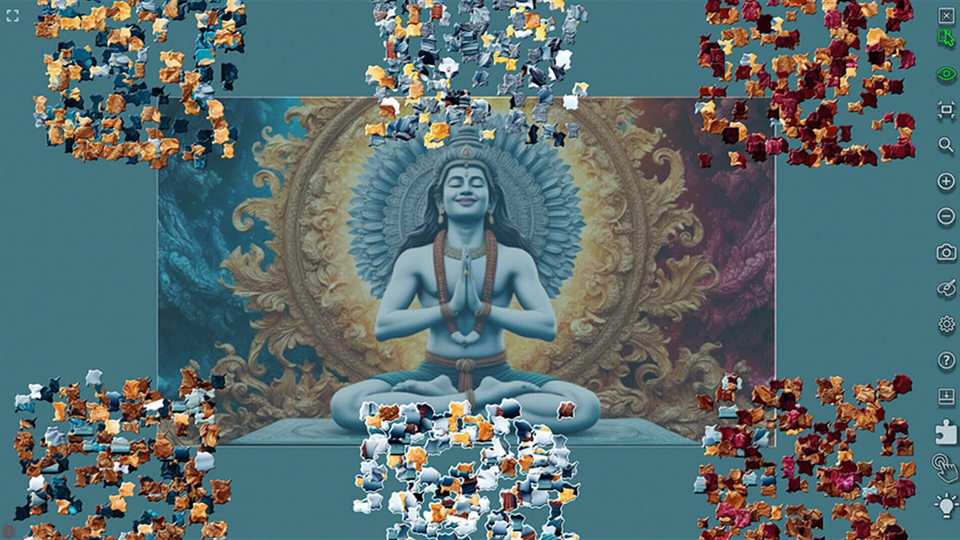 Screenshot for Master of Pieces Jigsaw Puzzle: Dreams of India