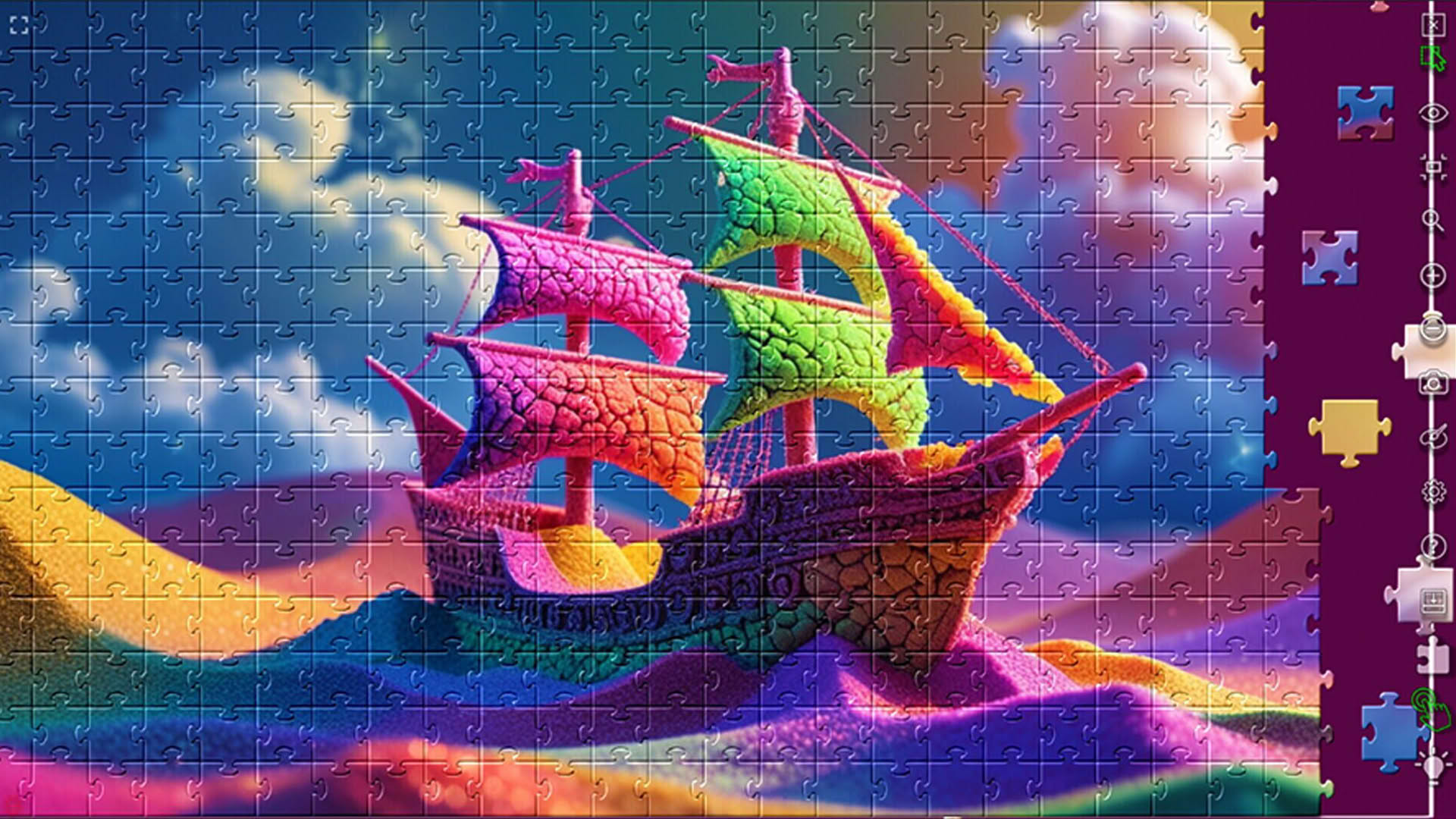 Screenshot for Master of Pieces Jigsaw Puzzle: Sand Art