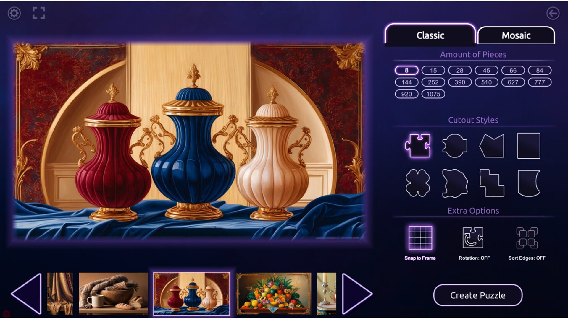 Screenshot for Master of Pieces Jigsaw Puzzle: Still Life 2