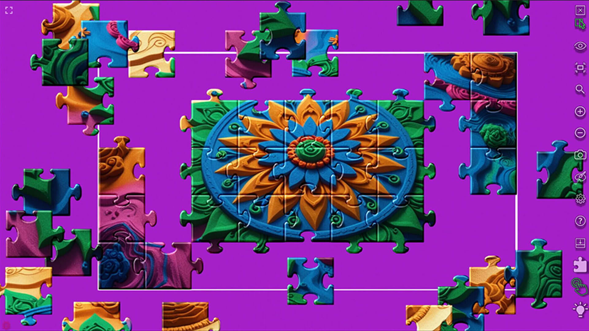 Screenshot for Master of Pieces Jigsaw Puzzle: Sand Art