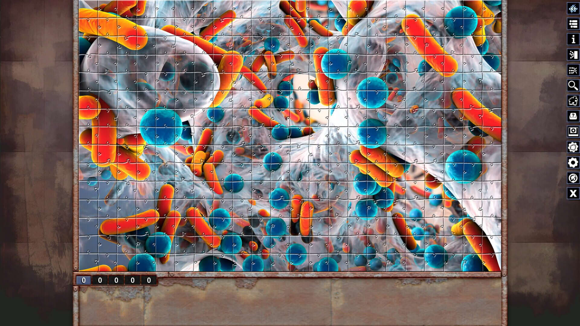 Screenshot for Pixel Puzzles: Illustrations & Anime - Jigsaw Pack: Microorganisms