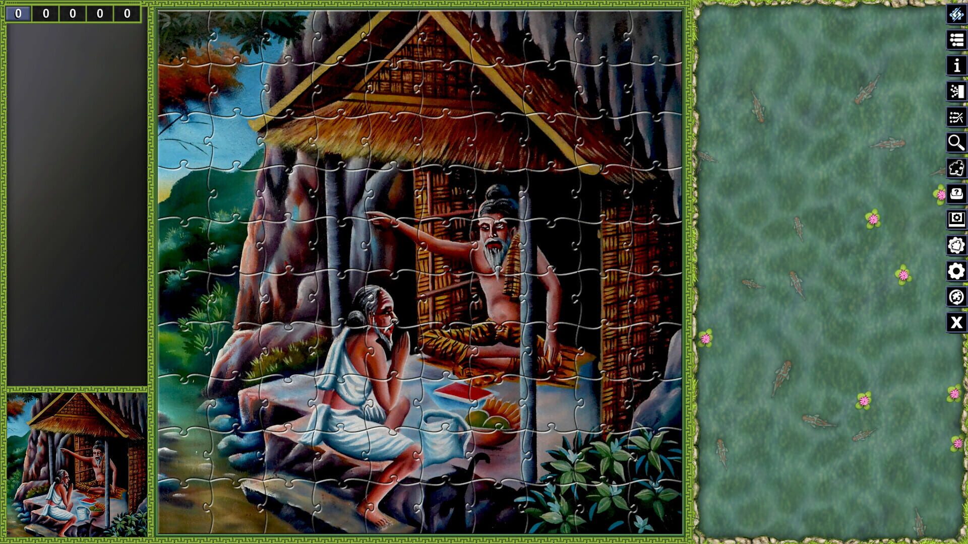 Screenshot for Pixel Puzzles: Illustrations & Anime - Jigsaw Pack: Thai Paintings
