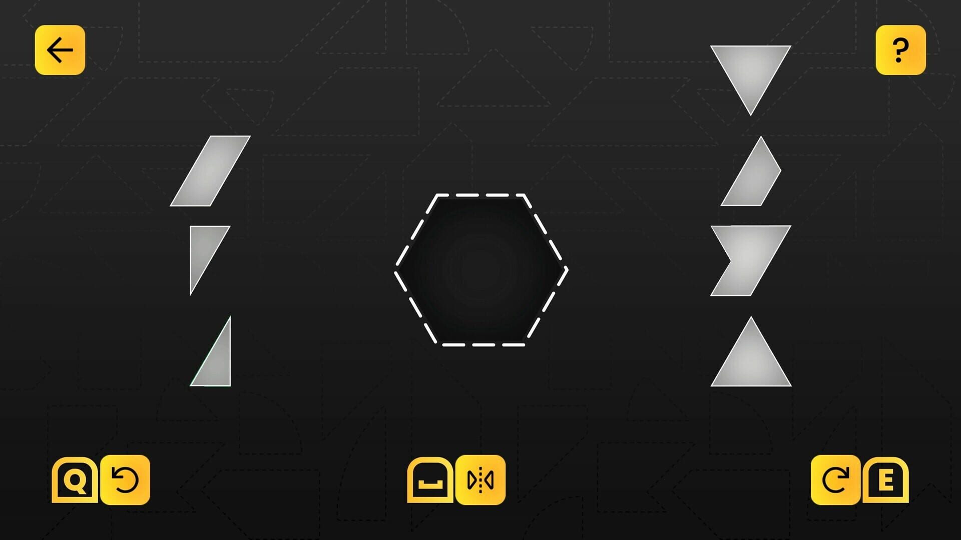 Screenshot for Tangram Collection: Hexagon Puzzle Pack