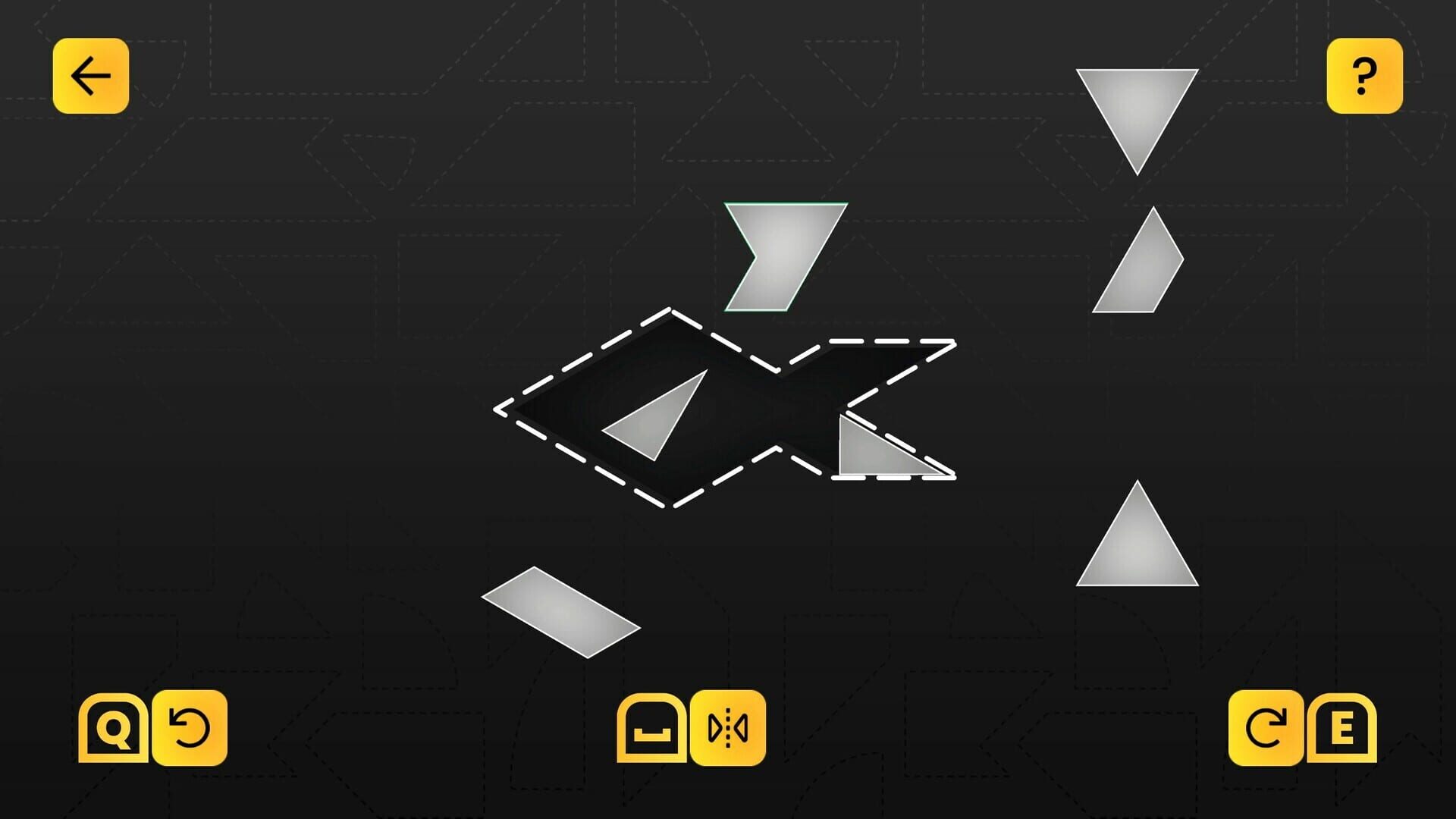 Screenshot for Tangram Collection: Rabbit Puzzle Pack