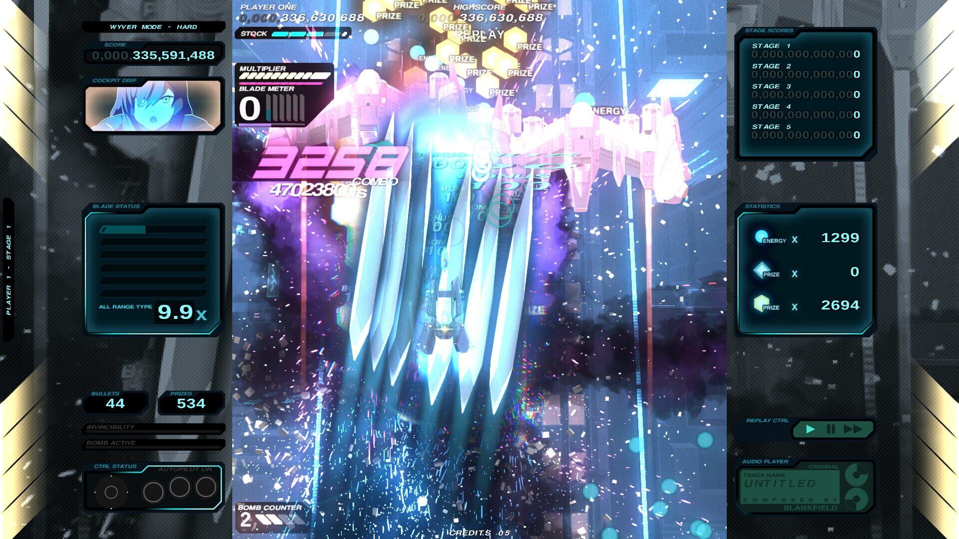 Screenshot for Danmaku Unlimited 4 Wyver Ultra