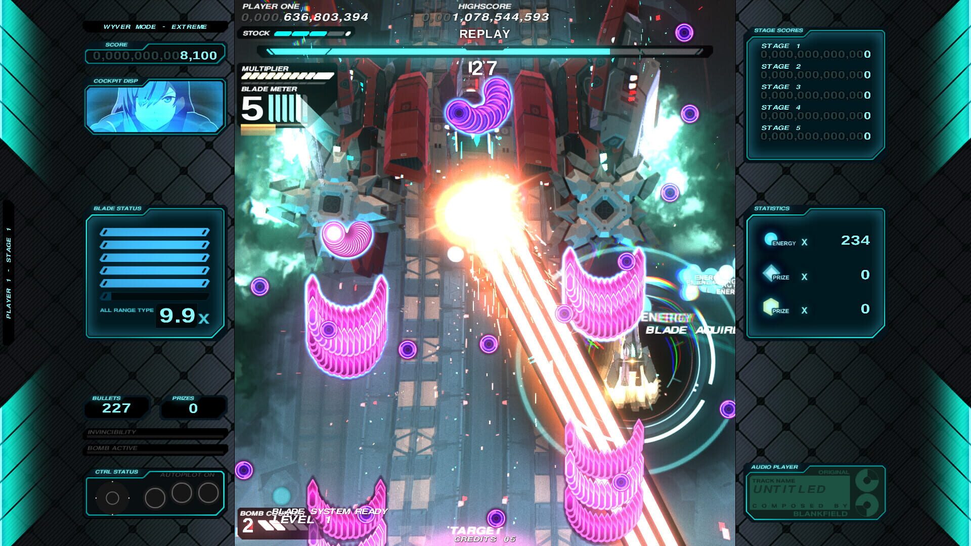 Screenshot for Danmaku Unlimited 4 Wyver Ultra