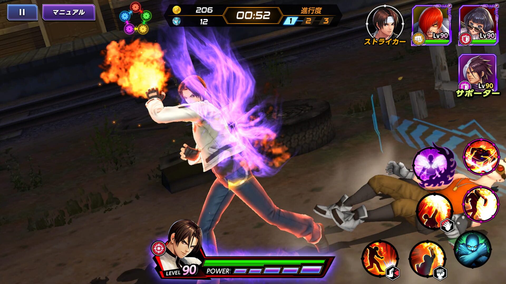 Screenshot for The King of Fighters AllStar