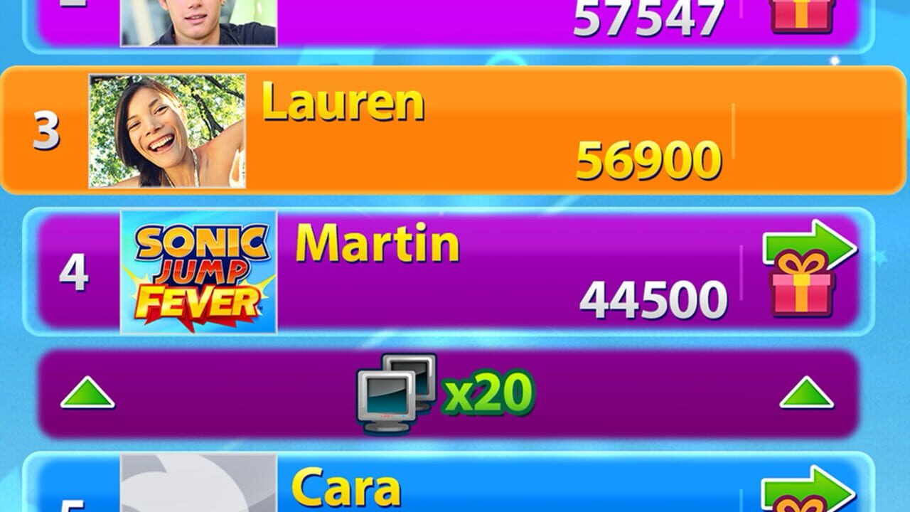 Screenshot for Sonic Jump Fever