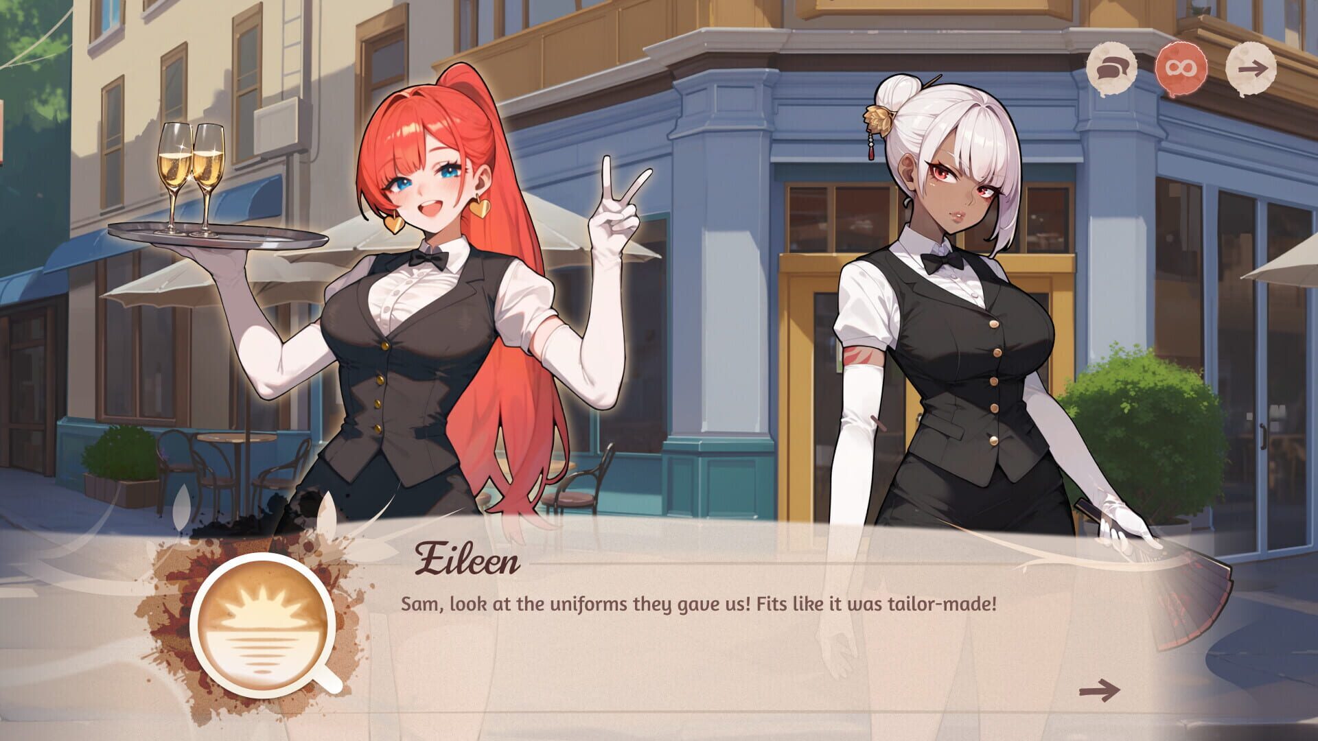 Screenshot for Coffee & Boobs: Grand Gala