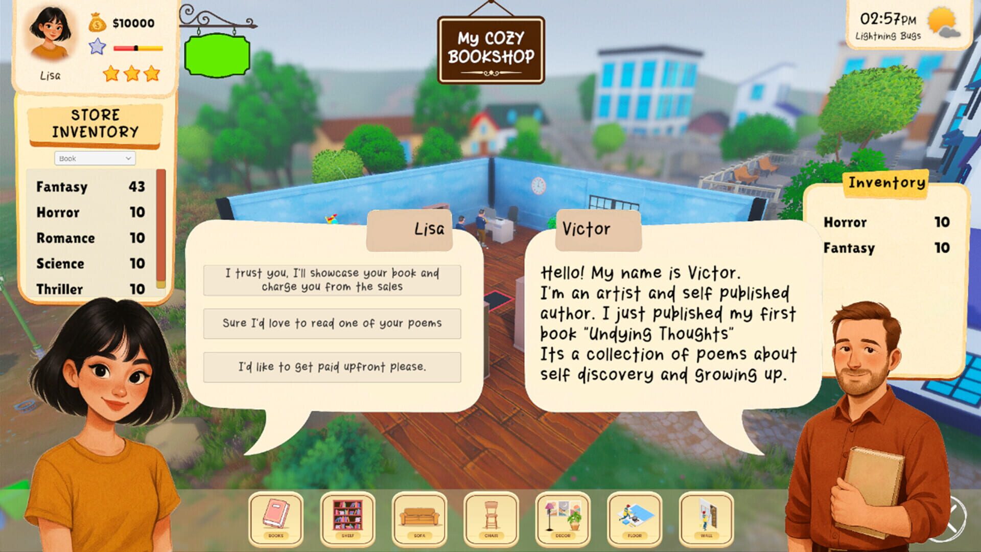 Screenshot for My Bookshop Dreams