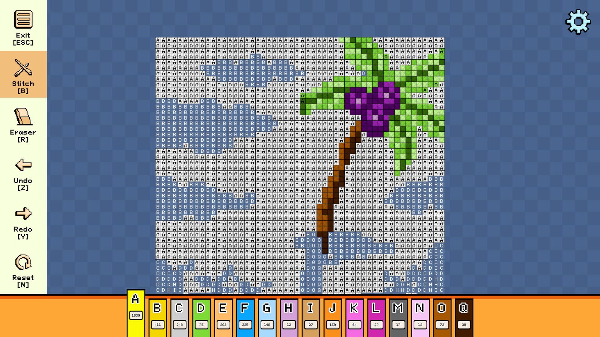 Screenshot for Pixel Cross Stitch: Color by Number - Summer Pack