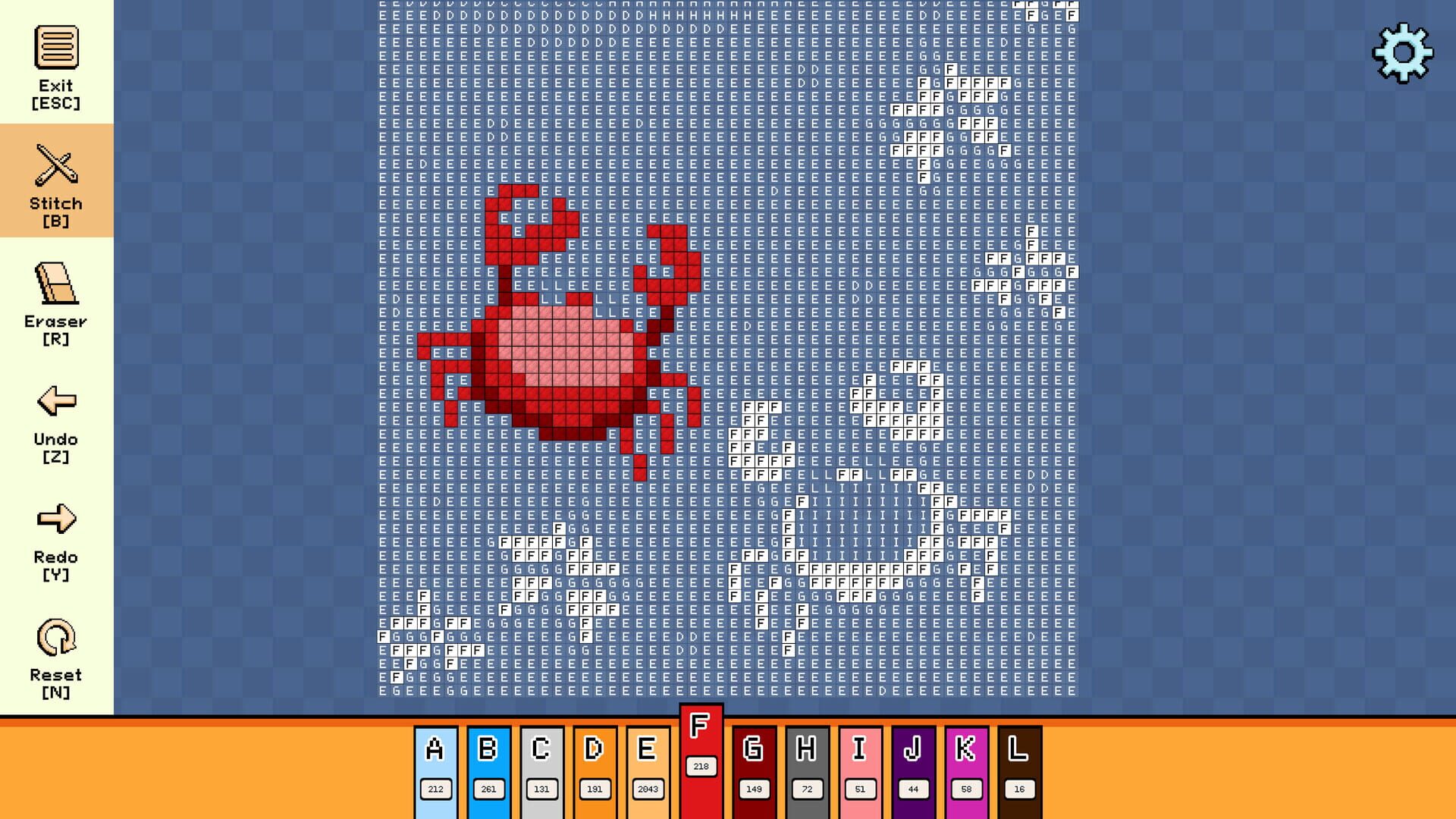 Screenshot for Pixel Cross Stitch: Color by Number - Summer Pack