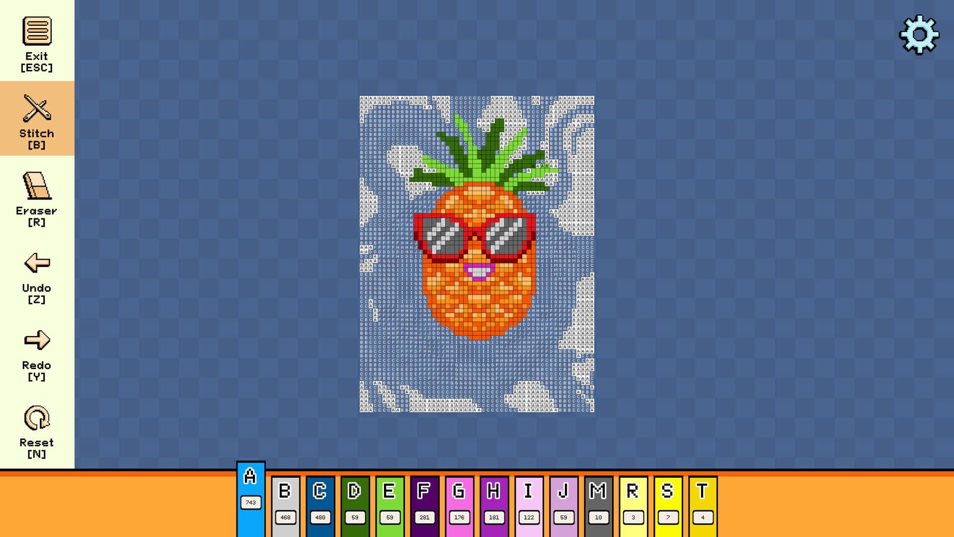 Screenshot for Pixel Cross Stitch: Color by Number - Summer Pack 2