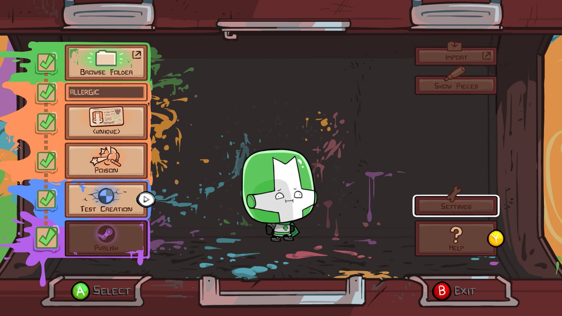 Screenshot for Castle Crashers: Painter Boss Paradise