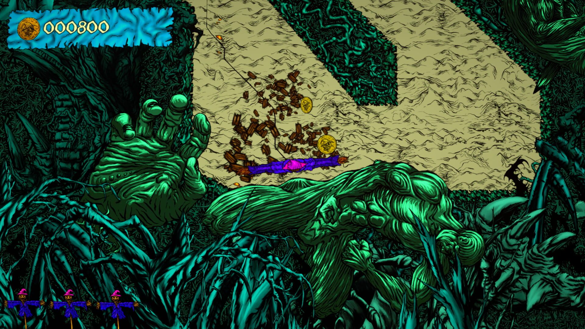 Screenshot for Spinning Scarecrow