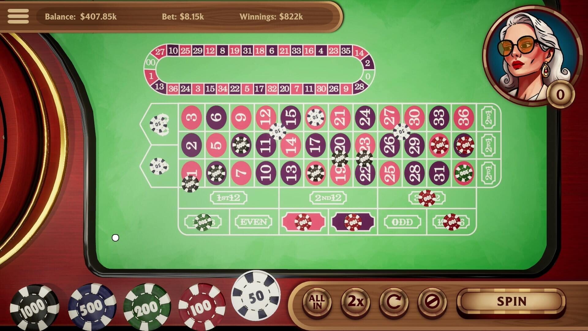 Screenshot for Hot Stakes Casino: American Roulette