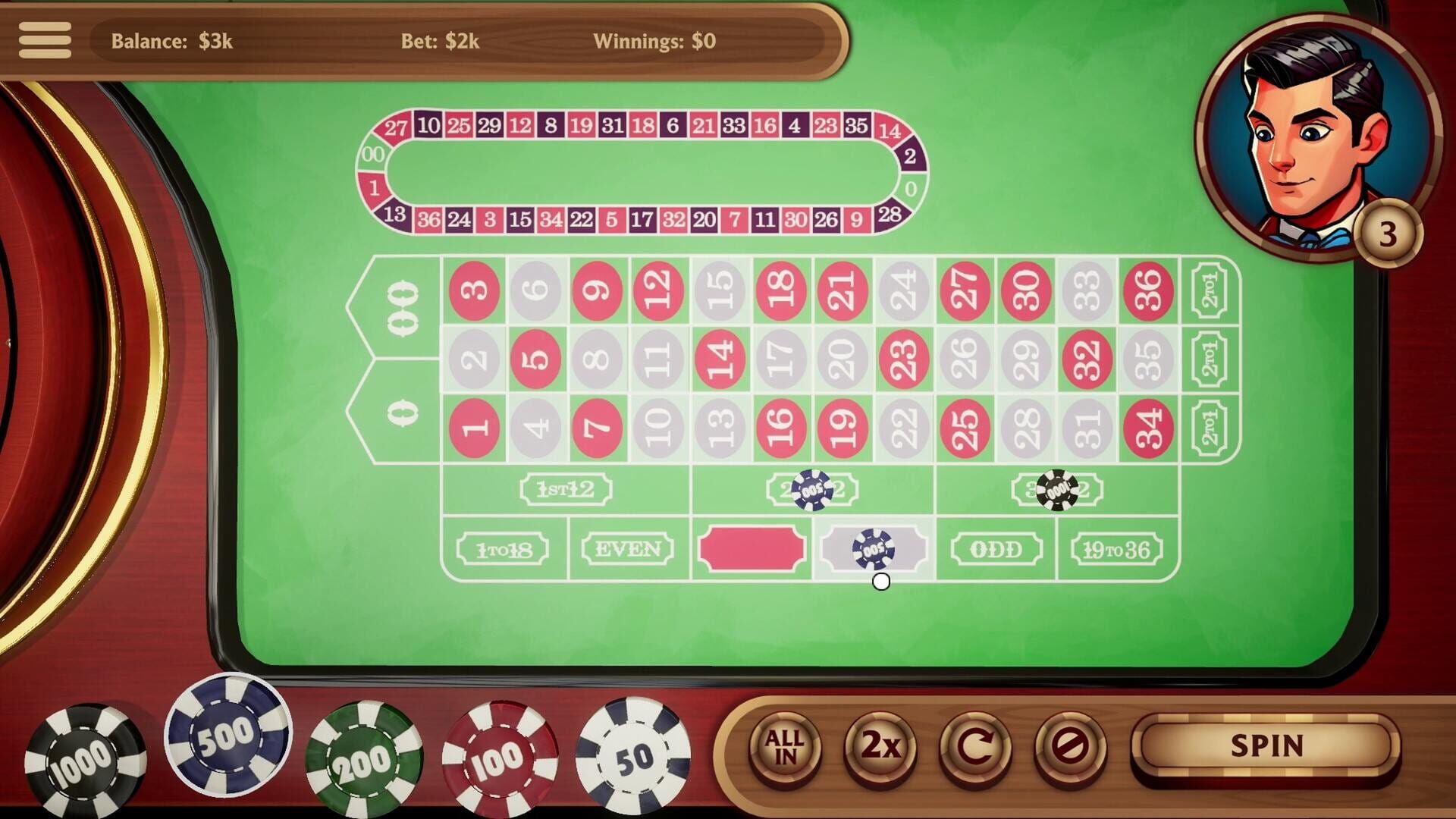 Screenshot for Hot Stakes Casino: American Roulette